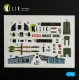 Kelik K72232 1/72 Mirage-2000c - Interior 3d Decals For Dreammodel Kit