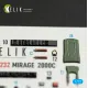 Kelik K72232 1/72 Mirage-2000c - Interior 3d Decals For Dreammodel Kit