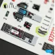 Kelik K72233 1/72 Chinese J-10b - Interior 3d Decals For Trumpeter Kit