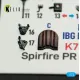 Kelik K72237 1/72 Spitfire Pr A/B/E Types - Interior 3d Decals For Ibg Models Kit