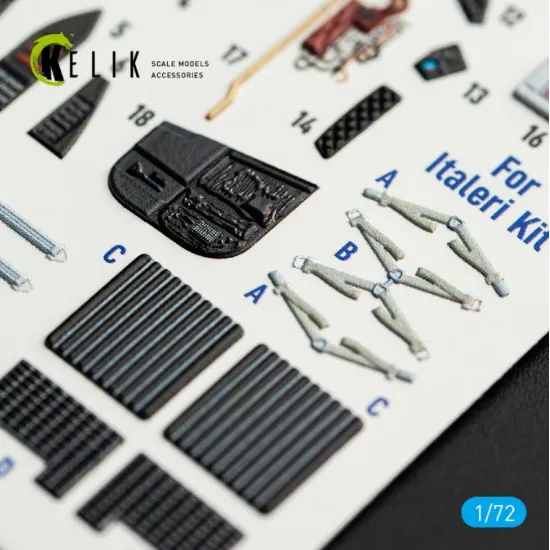 Kelik K72238 1/72 Mi-35/24 - Interior 3d Decals For Italeri Kit