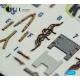 Kelik K72239 1/72 F-104j - Interior 3d Decals For Fine Molds Kit