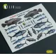 Kelik Ka35003 1/35 Sea Fish Set Type 1 3d Decal For Dioramas