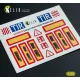 Kelik Ka35012 1/35 Cargo Information Plates Set 1 Decal For Models