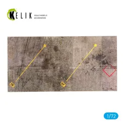 Kelik Ks72115 1/72 Eggebek Air Base Acrylic 3 Mm 180 / 357 Mm 210 G