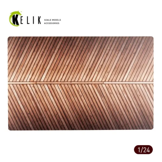 Kelik Ks24015 1/24 Wooden Bridge Ostland Bridge 1943 Base Acrylic 3mm 280/180mm 170g