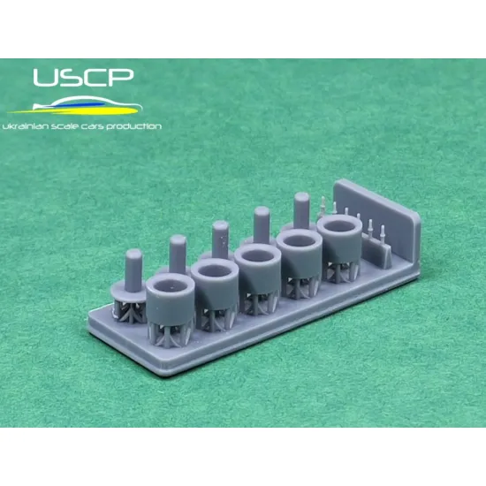 Uscp 24p208 1/24 3d Printed Resin Wheels Tolman Mille Laghi 15inch