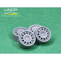 Uscp 24p208 1/24 3d Printed Resin Wheels Tolman Mille Laghi 15inch