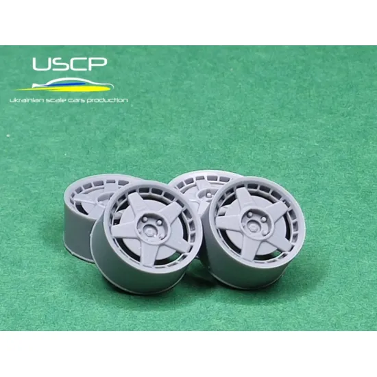 Uscp 24p209 1/24 3d Printed Resin Wheels Audi S1 Sport Quattro Speedline Original 15inch