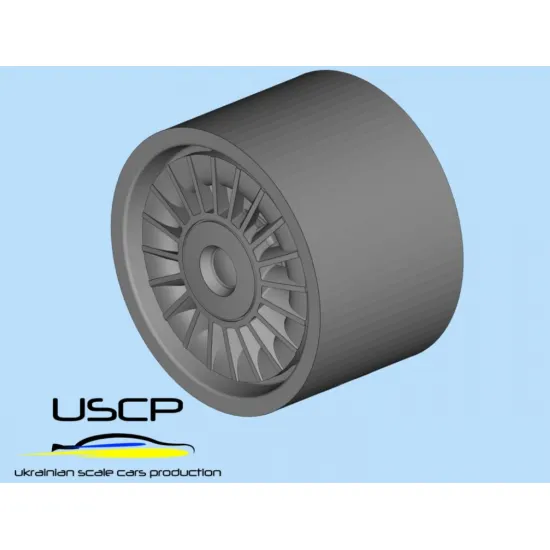 Uscp 24p009 1/24 3d Printed Resin Wheels Bmw Styling 20 17inch