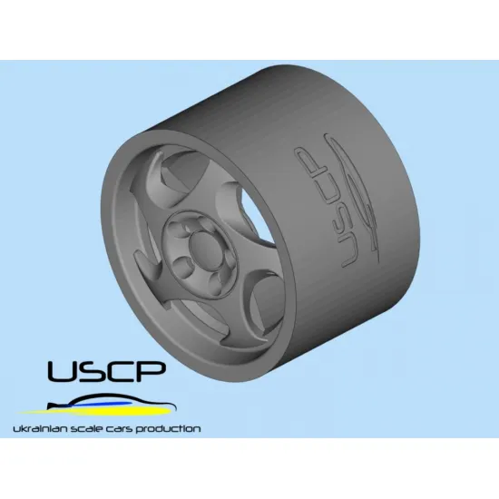 Uscp 24p010 1/24 3d Printed Resin Wheels Bmw Styling 21 17inch