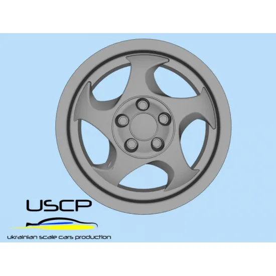 Uscp 24p010 1/24 3d Printed Resin Wheels Bmw Styling 21 17inch