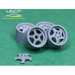 Uscp 24p010 1/24 3d Printed Resin Wheels Bmw Styling 21 17inch