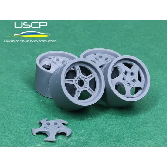 Uscp 24p010 1/24 3d Printed Resin Wheels Bmw Styling 21 17inch