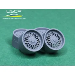Uscp 24p067 1/24 3d Printed Resin Wheels Rc090 Styling 5 17inch