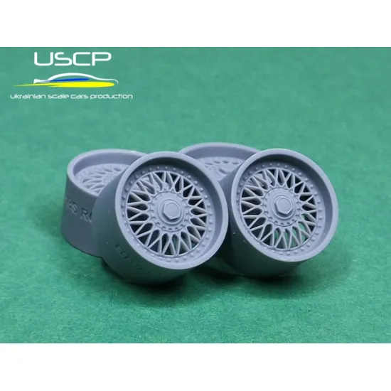 Uscp 24p067 1/24 3d Printed Resin Wheels Rc090 Styling 5 17inch