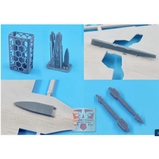 Modelsvit 72080 1/72 Mirage 2000 Ukrainian Air Force 3d Plastic Model Kit