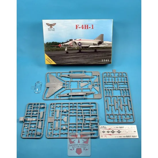 Sova Model 14005 1/144 F4h-1 Phantom Plastic Model Kit