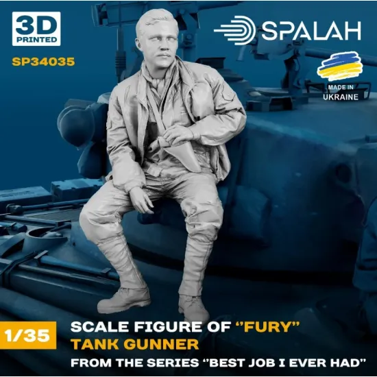 Spalah Sp34035 1/35 Tank Gunner Of Fury From The Series Best Job I Ever Had