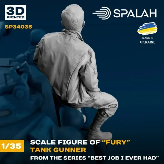 Spalah Sp34035 1/35 Tank Gunner Of Fury From The Series Best Job I Ever Had
