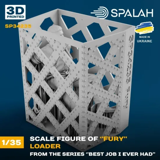 Spalah Sp34235 1/35 Figure Loader Of Fury From The Series Best Job I Ever Had