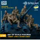 Spalah Sp34635 1/35 Set Of 5 Figures Best Job I Ever Had