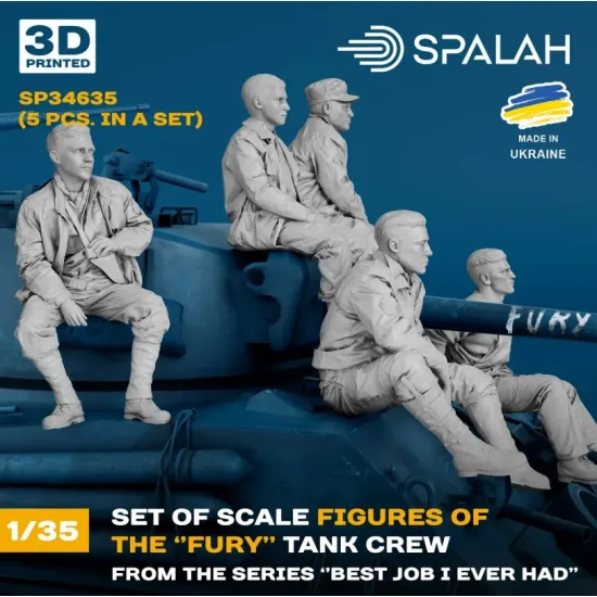 Spalah Sp34635 1/35 Set Of 5 Figures Best Job I Ever Had