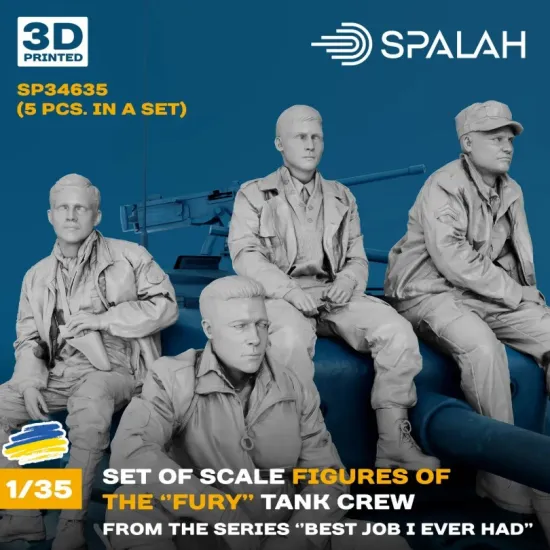 Spalah Sp34635 1/35 Set Of 5 Figures Best Job I Ever Had