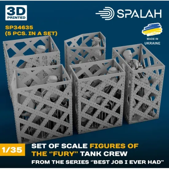 Spalah Sp34635 1/35 Set Of 5 Figures Best Job I Ever Had