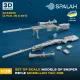 Spalah Sp34835 1/35 Set Of Scale Model Sniper Rifle Mcmillan Tac-338 2 Pcs