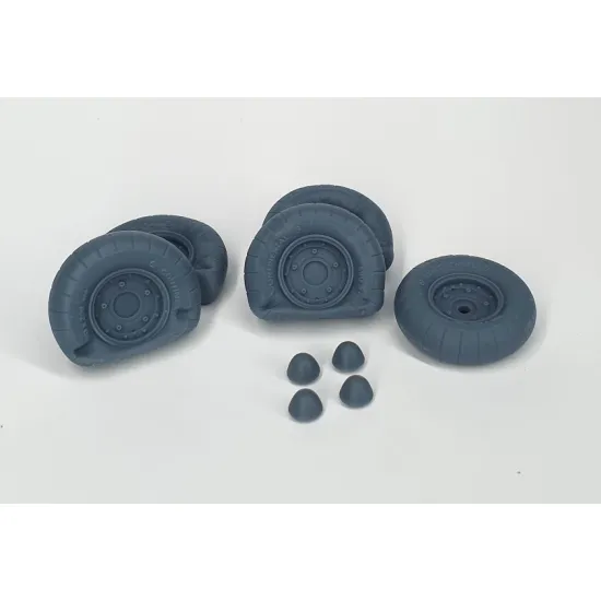 Pimp My Miniatures Afvs35-280 1/35 Vw Kubelwagen Ballon Road Wheels Flat Tires Type 3