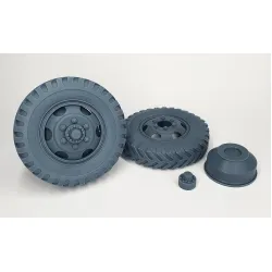 Pimp My Miniatures 16s-067 1/16 M3 Halftrack Early Front Wheels Weighted Type 2