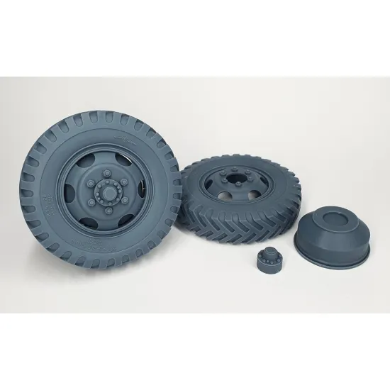 Pimp My Miniatures 16s-067 1/16 M3 Halftrack Early Front Wheels Weighted Type 2