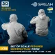 Spalah Sp34935 1/35 Set Of 3 Figures Modern Tank Crew For Families T-64 T-72 T-80 T-90