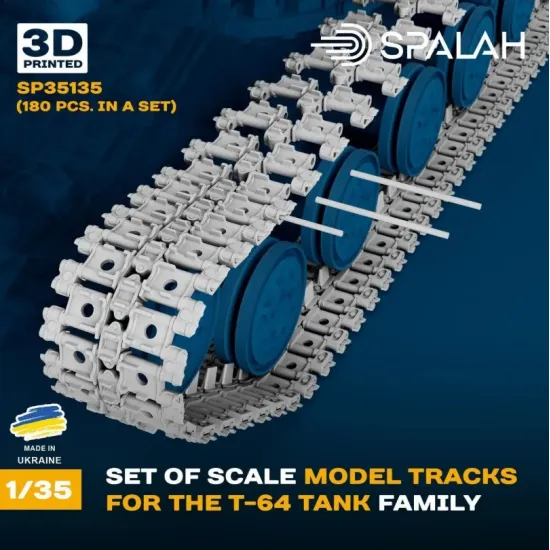 Spalah Sp35135 1/35 Worcable Track Links For The T-64 Tank Family 180 Pcs