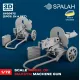 Spalah Sp20672 1/72 Scale Model Maxim Heavy Machine Gun 2 Pcs