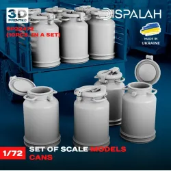 Spalah Sp22472 1/72 Set Of Scale Models Cans 10 Pcs
