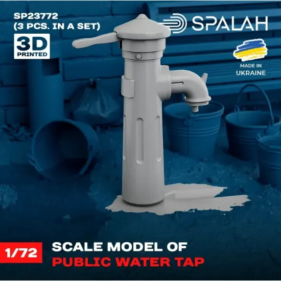 Spalah Sp23772 1/72 Scale Model Water Pump 3 Pcs