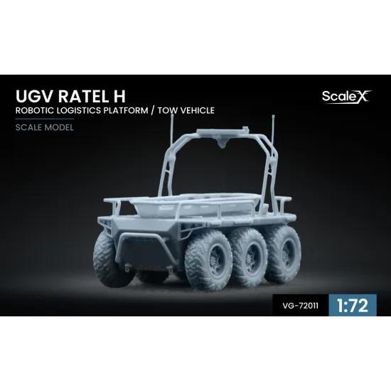Scalex Vg-72011 1/72 Ugv Ratel H Robotic Logistics Platform/Tow Vehicle For Scale X