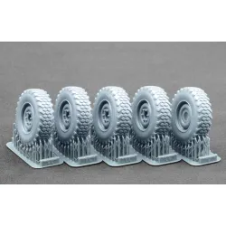 Scalex Wm-35046 1/35 Unimog U1300l Mpt 80 Ordinary Wheel Set For Revell