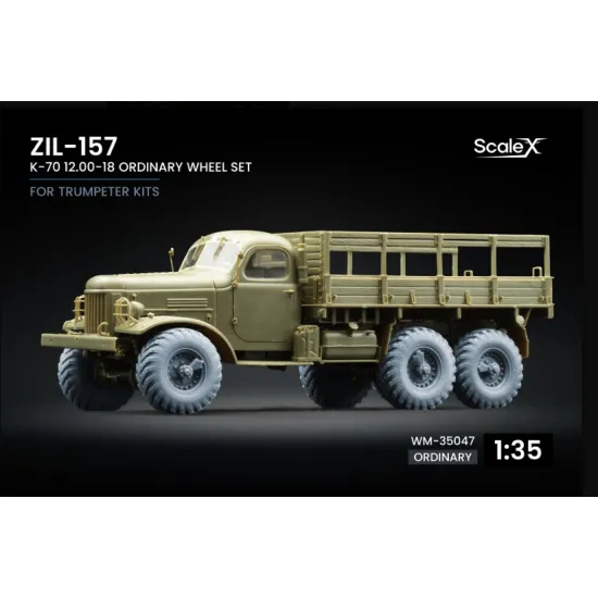 Scalex Wm-35047 1/35 Zil-157 K-70 Ordinary Wheel Set For Trumpeter