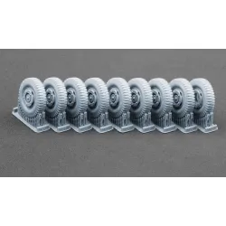 Scalex Ww-35011 1/35 Sd Kfz 234 Puma V2 Ordinary Wheel Set For Dragon Miniart Rfm Italeri Ak Interactive