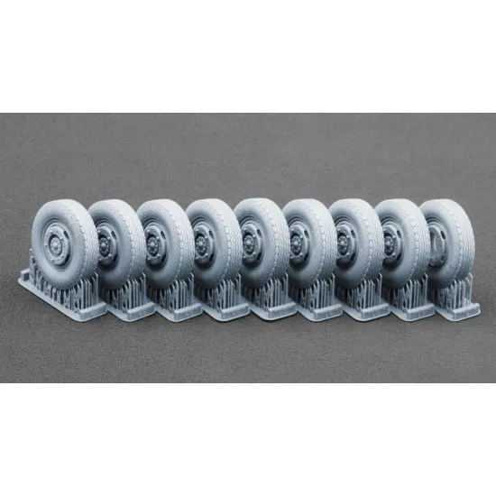 Scalex Ww-35012 1/35 Sd Kfz 234 Puma V3 Ordinary Wheel Set For Dragon Miniart Rfm Italeri Ak Interactive