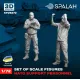 Spalah Sp26272 1/72 Set Of Figures Nato Support Personel