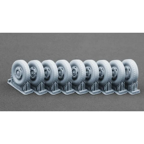 Scalex Ww-35012w 1/35 Sd Kfz 234 Puma V3 Weighted Wheel Set For Dragon Miniart Rfm Italeri Ak Interactive