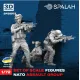 Spalah Sp28972 1/72 Set Of Figures Nato Assault Group