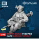 Spalah Sp28972 1/72 Set Of Figures Nato Assault Group