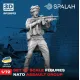 Spalah Sp28972 1/72 Set Of Figures Nato Assault Group