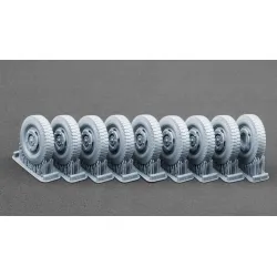 Scalex Ww-35013w 1/35 Sd Kfz 234 Puma V4 Weighted Wheel Set For Dragon Miniart Rfm Italeri Ak Interactive