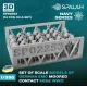Spalah Sp02253 1/350 German Emc Moored Contact Mine Wwii 14 Pcs